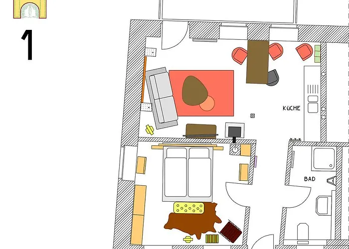 Burggarten 아파트 *